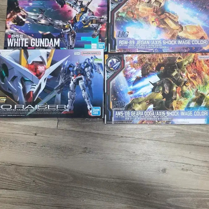 [BUNJANG] Gunpla Bundle Set: 00 Gundam, Doven Wolf, G-Line, Hayate Custom / 건프라 일괄로 급처(더블오/도벤울프/엑시즈3인방/하얀건담)