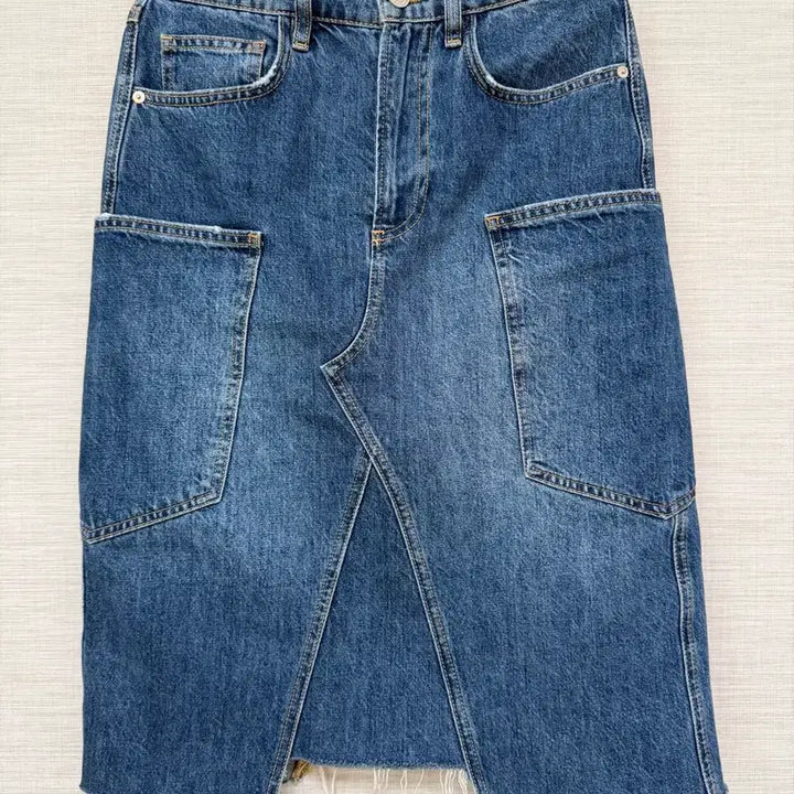 [BUNJANG] Thom Browne Frame Denim Cargo Skirt / 톰그레이하운드 프레임 데님 카고 스커트