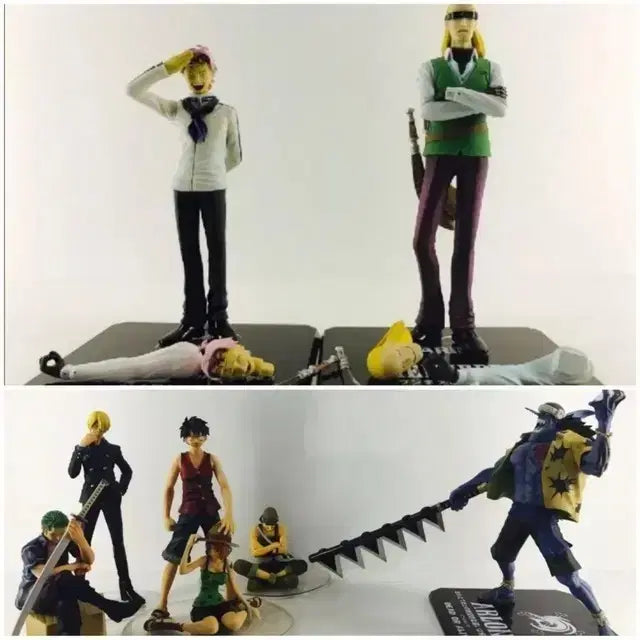 [BUNJANG] One Piece DXF Style Figure Set (8 Types) / 원피스 피규어 DXF 스타일 8종 세트