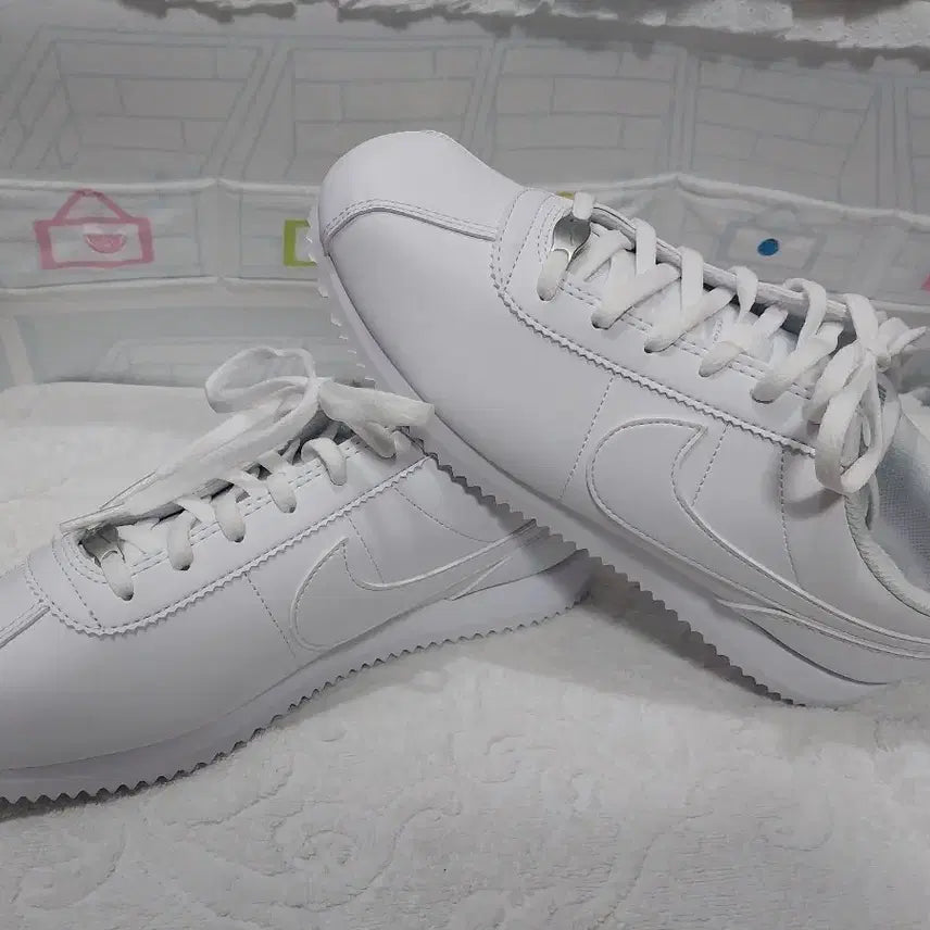 [BUNJANG] Nike Cortez White Sneakers / 나이키 코르테즈
