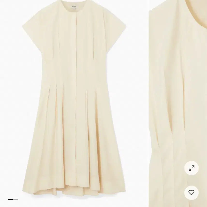 [BUNJANG] COS Waist Pleated Dress / COS 코스 웨이스트 플리티드 드레스 32 (44-55)