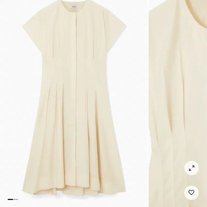 [BUNJANG] COS Waist Pleated Dress / COS 코스 웨이스트 플리티드 드레스 32 (44-55)