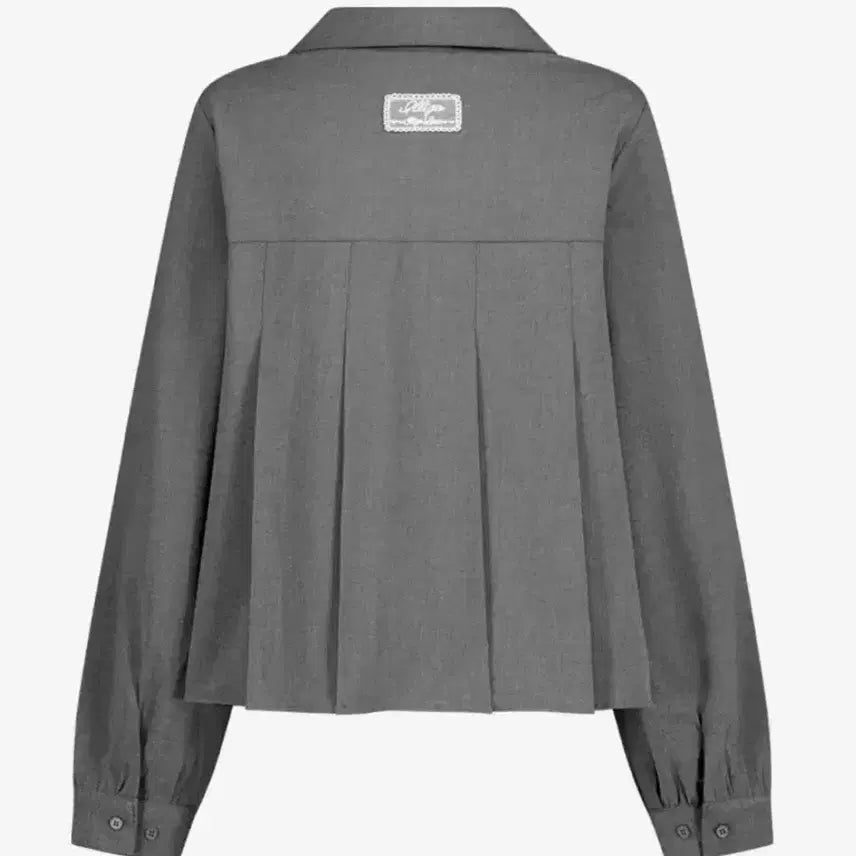 [BUNJANG] Illygo Ribbon Pleated Blouse / 일리고 리본 플리츠 블라우스