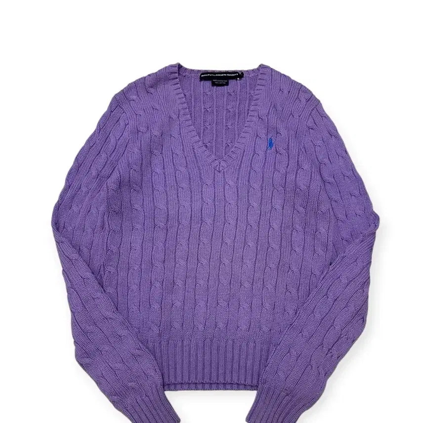[BUNJANG] Polo Ralph Lauren Cable Knit Sweater / 폴로 랄프로렌 케이블 니트