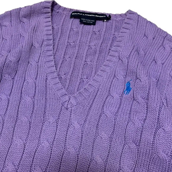 [BUNJANG] Polo Ralph Lauren Cable Knit Sweater / 폴로 랄프로렌 케이블 니트
