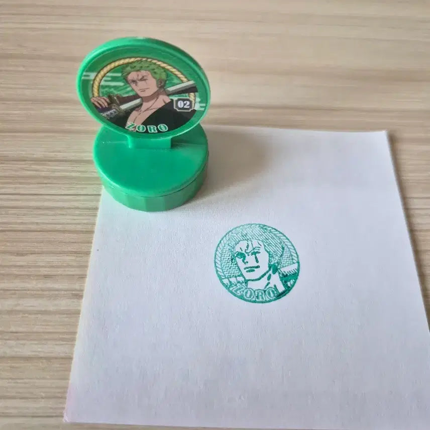 [BUNJANG] One Piece Zoro Stamp / 원피스 조로 도장 스탬프