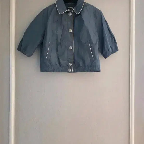 [BUNJANG] TIME 66 Short Jumper / 타임 _ [size: 66] 넥카라 포인트 숏 점퍼