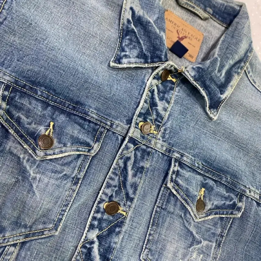 [BUNJANG] American Eagle Denim Jacket Light Wash / [아메리칸이글] 정품 청자켓, 연청 100