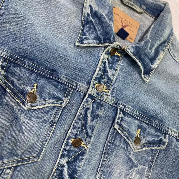 [BUNJANG] American Eagle Denim Jacket Light Wash / [아메리칸이글] 정품 청자켓, 연청 100