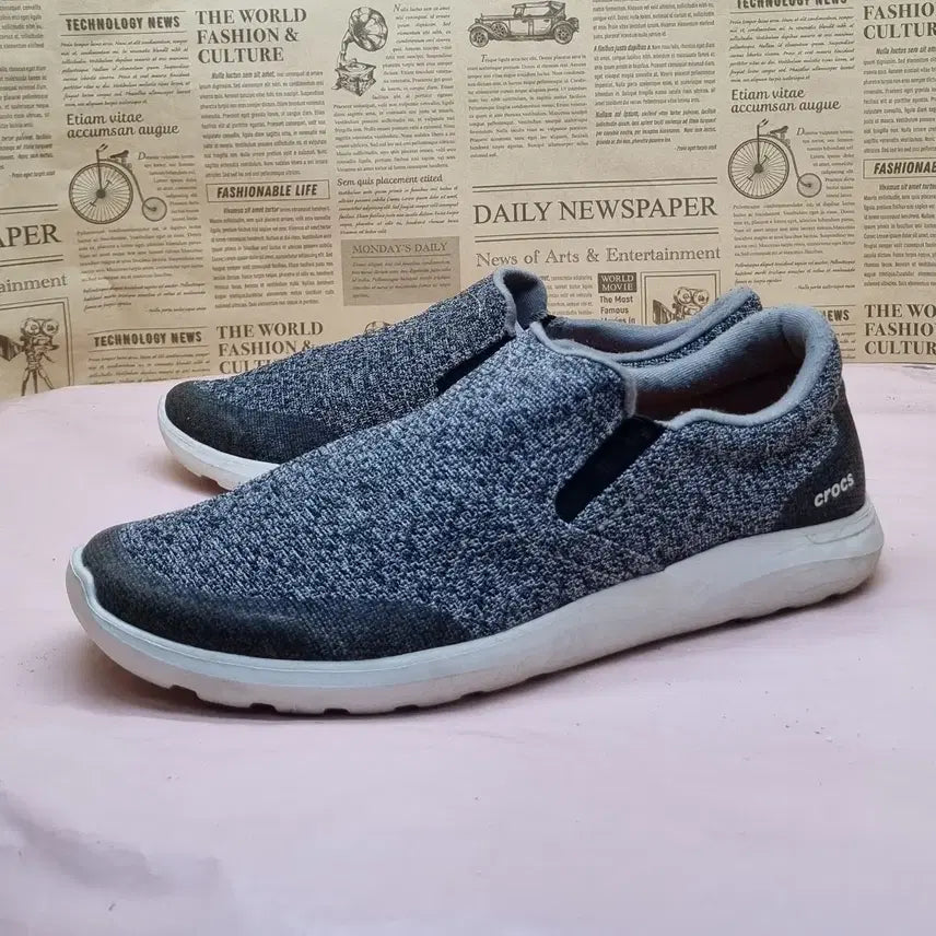 [BUNJANG] Crocs Kinesiology Static Slip-on Shoes / 크록스 킨세일 스테틱 슬립온 M9 270