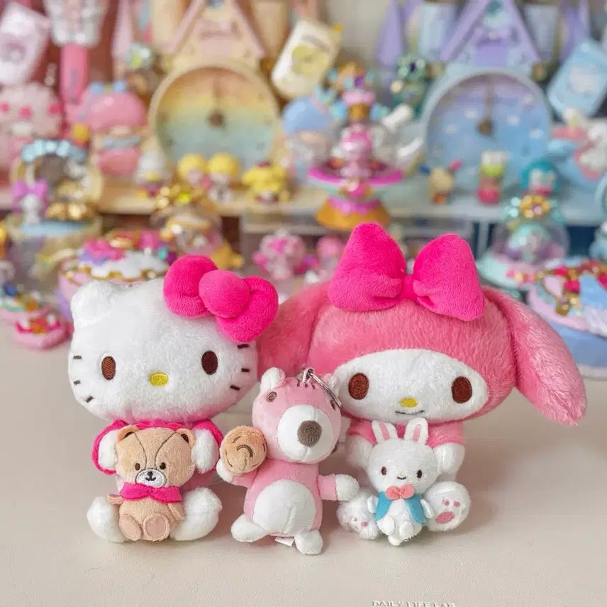 [BUNJANG] Sanrio Kitty &amp; My Melody Plush Bundle / 키티 마이멜로디 일괄(포로리 서비스)