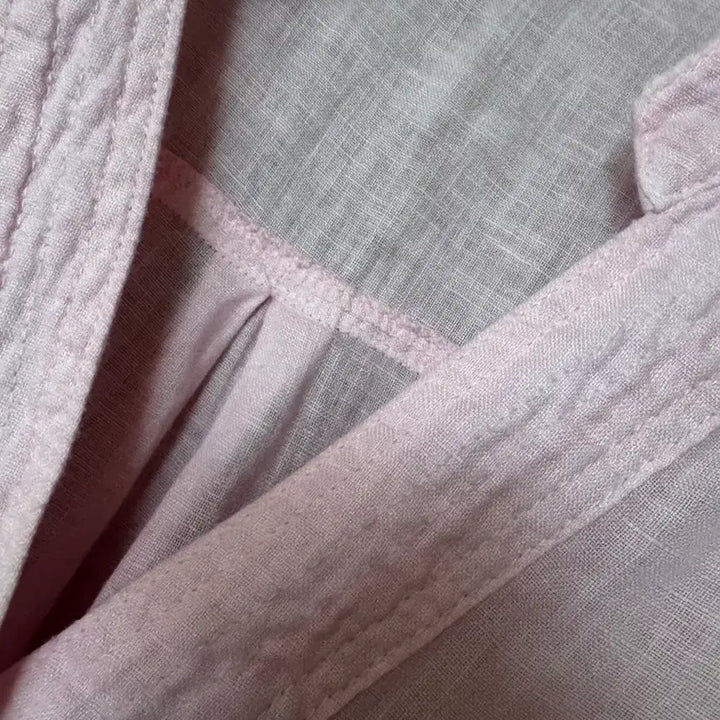 [BUNJANG] Zara Linen Blouse Pink / 자라 린넨 블라우스 핑크