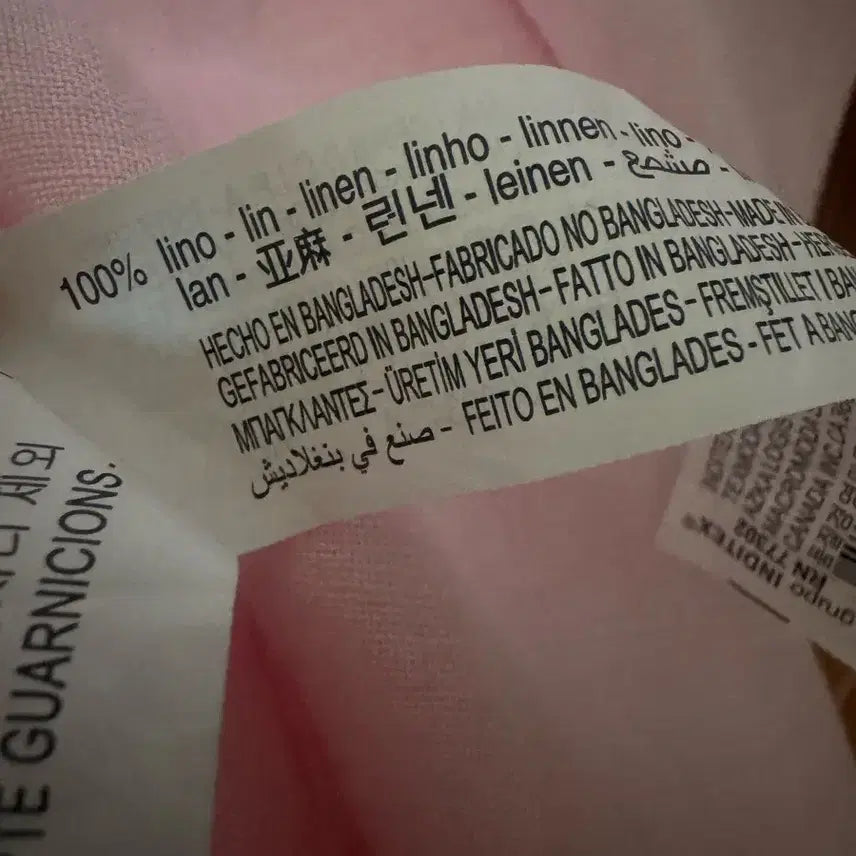 [BUNJANG] Zara Linen Blouse Pink / 자라 린넨 블라우스 핑크