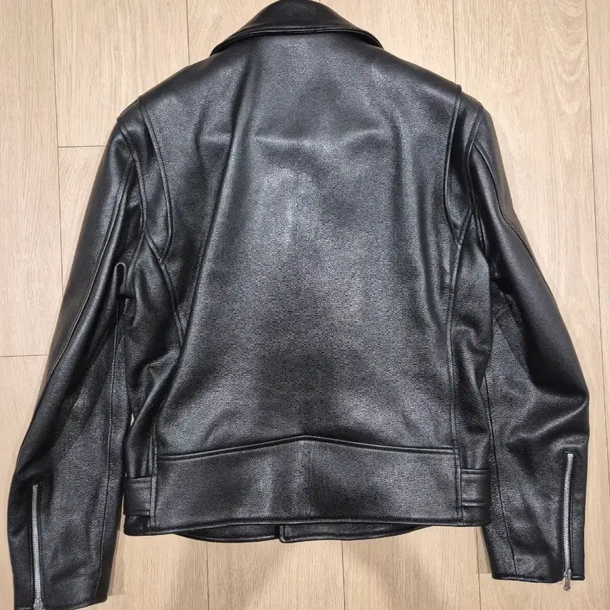 [BUNJANG] Ziozia Double Rider Leather Jacket / 지오송지오 더블라이더 가죽자켓 105