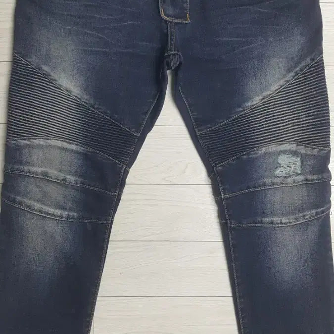 [BUNJANG] Balmain Italian Biker Jeans (30" Waist) / 발망(사방스판) 이태리진 30인치(No.247)S급! 드라이완료!