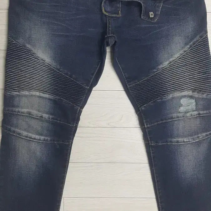 [BUNJANG] Balmain Italian Biker Jeans (30" Waist) / 발망(사방스판) 이태리진 30인치(No.247)S급! 드라이완료!