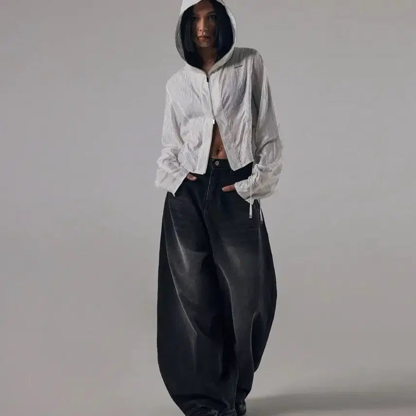 [BUNJANG] Triming Bird York Denim Pants Black Size 1 / 트리밍버드 요크 데님 팬츠 블랙