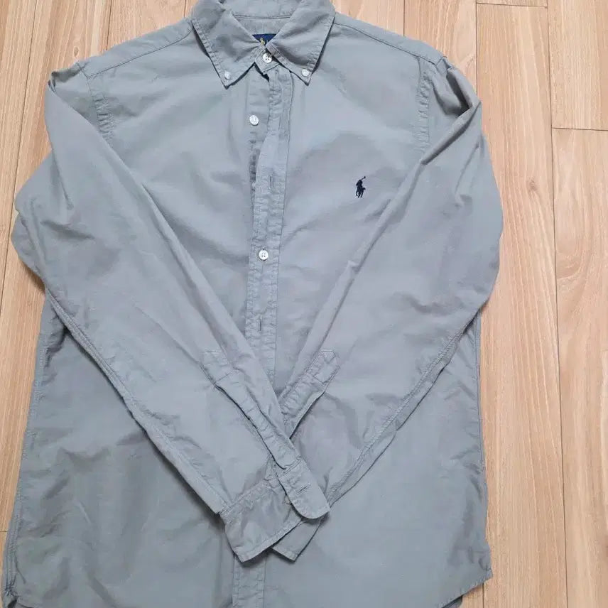 [BUNJANG] Polo Ralph Lauren Classic Fit Gray Shirt Size S (100) / 폴로 랄프로렌 그레이셔츠 S(100)