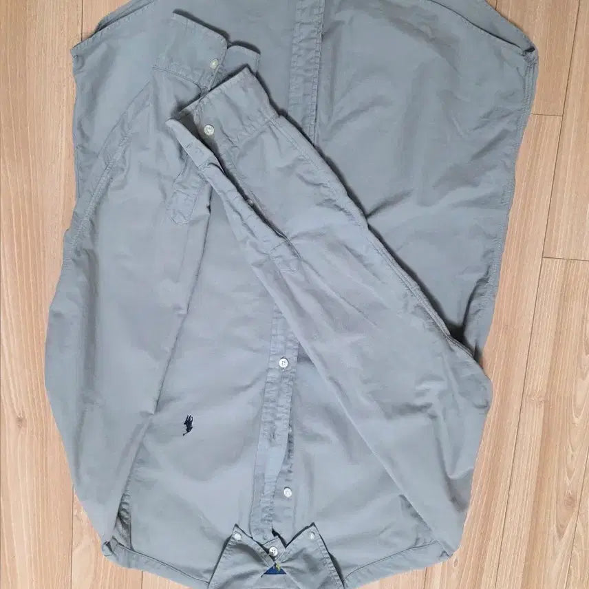 [BUNJANG] Polo Ralph Lauren Classic Fit Gray Shirt Size S (100) / 폴로 랄프로렌 그레이셔츠 S(100)