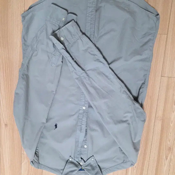 [BUNJANG] Polo Ralph Lauren Classic Fit Gray Shirt Size S (100) / 폴로 랄프로렌 그레이셔츠 S(100)