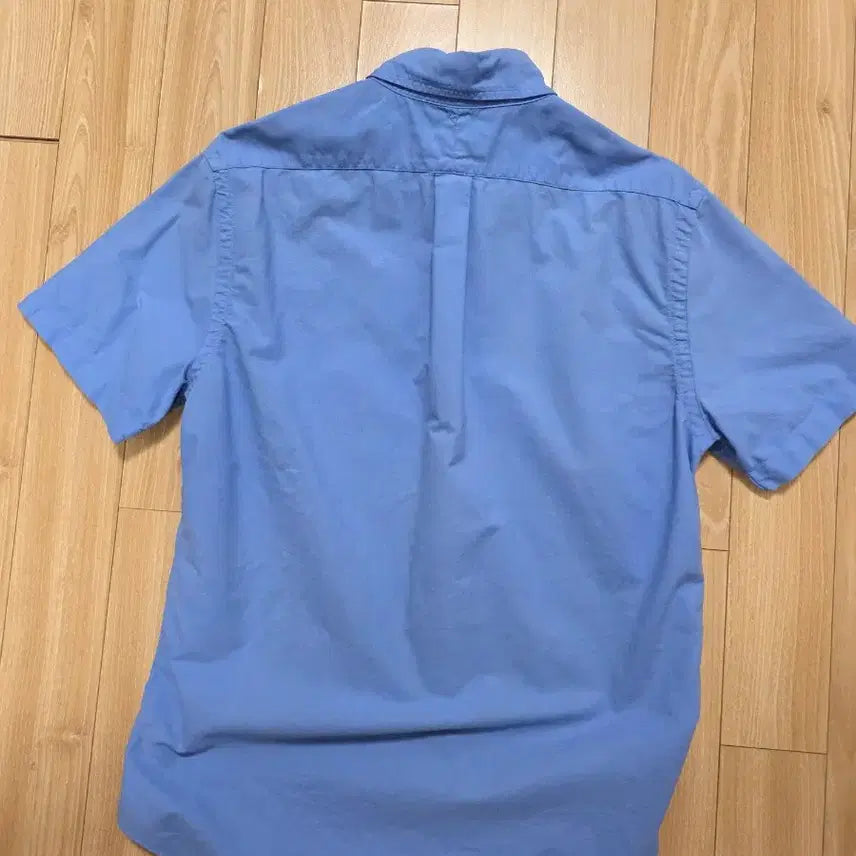 [BUNJANG] Polo Ralph Lauren Blue Short Sleeve Shirt - Medium (100) / 폴로 랄프로렌 반팔 셔츠 블루M(100)