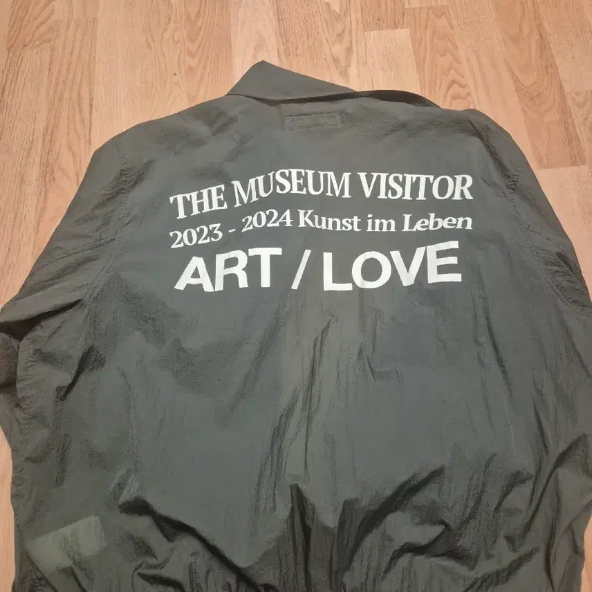 [BUNJANG] TheMuseumVisitor Khaki Windbreaker Jacket XXL / 더뮤지엄비지터 윈드브레이커 카키 바람막이 XXL