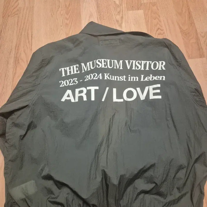 [BUNJANG] TheMuseumVisitor Khaki Windbreaker Jacket XXL / 더뮤지엄비지터 윈드브레이커 카키 바람막이 XXL