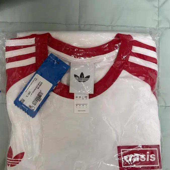 [BUNJANG] Adidas Oasis Long Sleeve T-Shirt Red / 미개봉 아디다스 오아시스 롱슬리브 긴팔 티셔츠 레드
