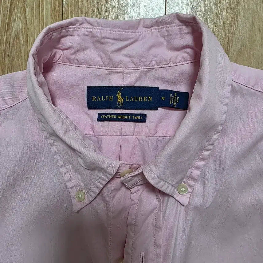 [BUNJANG] Polo Ralph Lauren Pink Short Sleeve Shirt M (100-103) / 폴로 랄프로렌 핑크 반팔 셔츠M(100)