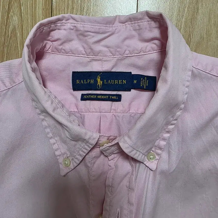 [BUNJANG] Polo Ralph Lauren Pink Short Sleeve Shirt M (100-103) / 폴로 랄프로렌 핑크 반팔 셔츠M(100)