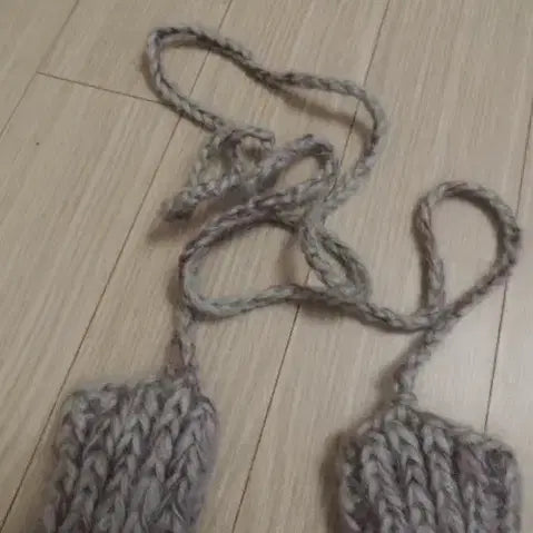 [BUNJANG] Hand-Knitted Mitten Gloves / 뜨게 벙어리 장갑