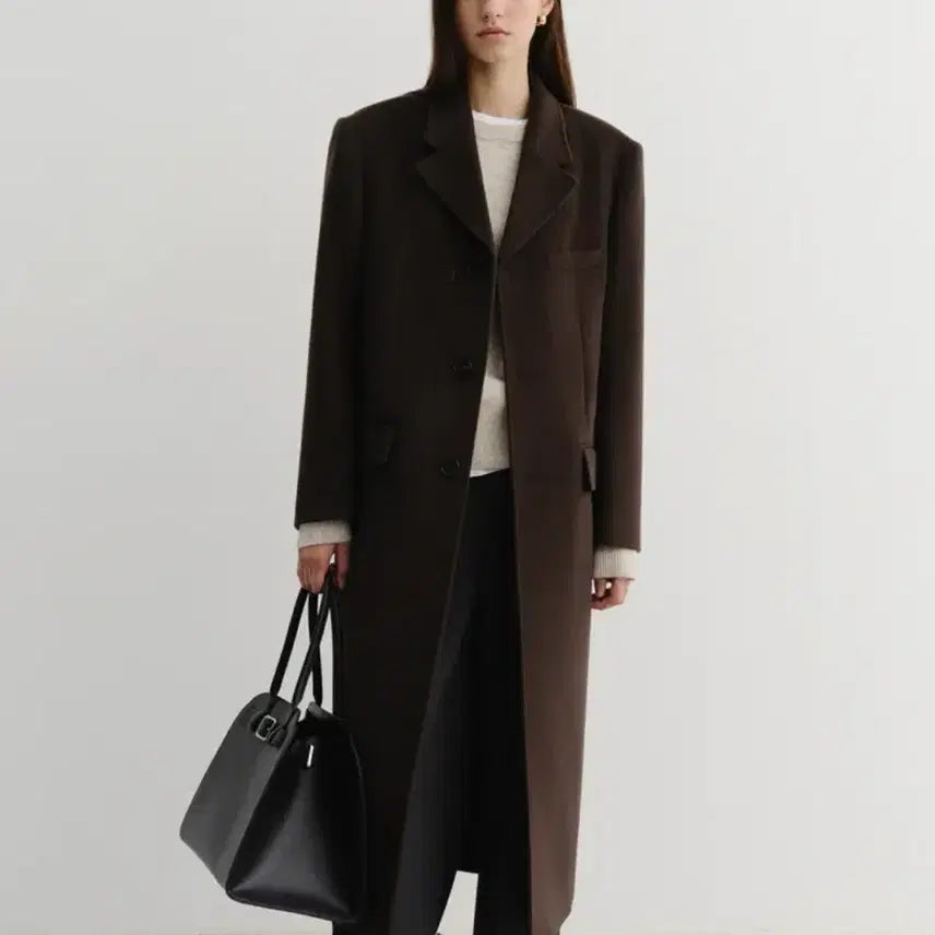 [BUNJANG] Dunst Unisex 2-Way 3-Button Cashmere Coat / UNISEX 2-WAY 3 BUTTON CASHMERE COAT