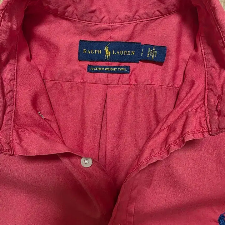 [BUNJANG] Polo Ralph Lauren Red Short Sleeve Shirt S (100-103) / 폴로 랄프로렌 레드 반팔 셔츠S(100)