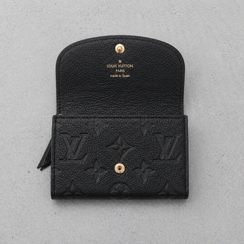 [BUNJANG] Louis Vuitton Rosalie Coin Purse Monogram Empreinte Black / 루이비통 로잘리 지갑 코인지갑 코인 퍼스 앙프렝뜨 블랙