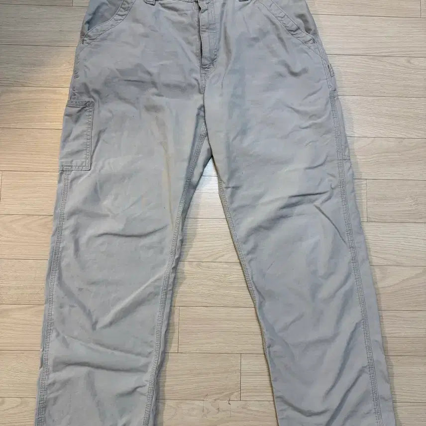 [BUNJANG] Vintage Carhartt Carpenter Pants Light Ivory 36x32 / 빈티지 칼하트 카펜터 팬츠(연한 아이보리) 36x32