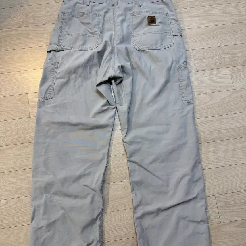 [BUNJANG] Vintage Carhartt Carpenter Pants Light Ivory 36x32 / 빈티지 칼하트 카펜터 팬츠(연한 아이보리) 36x32