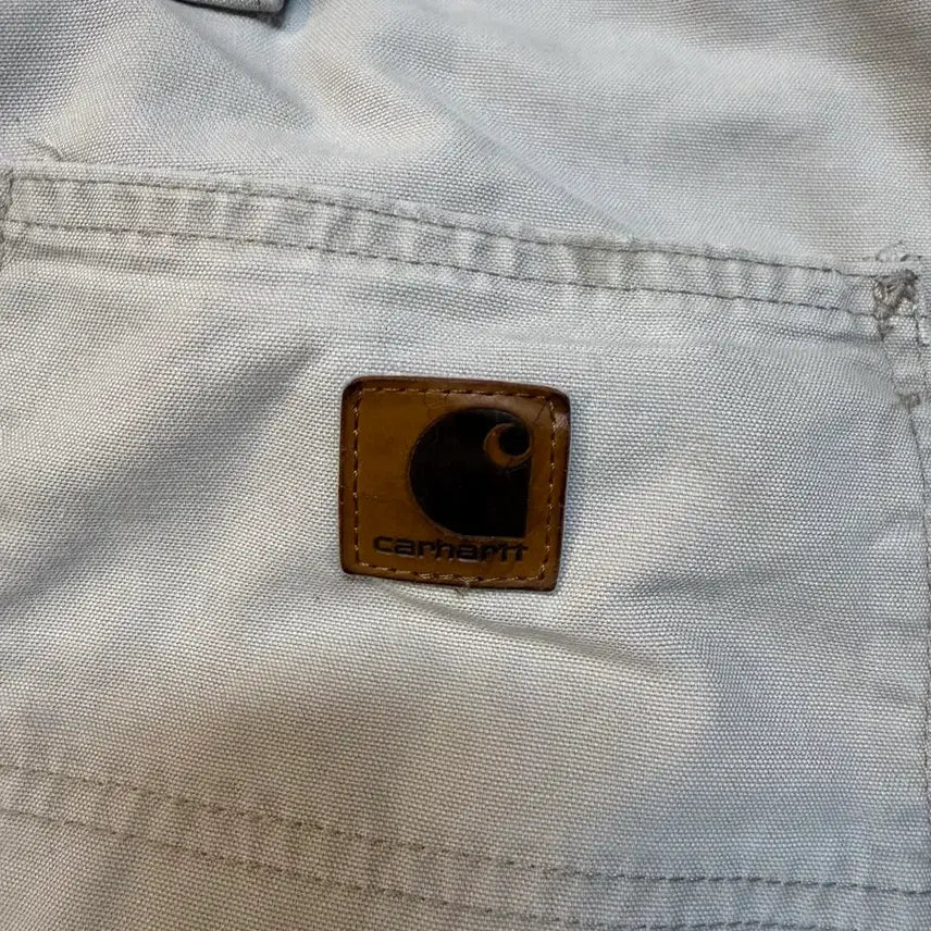 [BUNJANG] Vintage Carhartt Carpenter Pants Light Ivory 36x32 / 빈티지 칼하트 카펜터 팬츠(연한 아이보리) 36x32