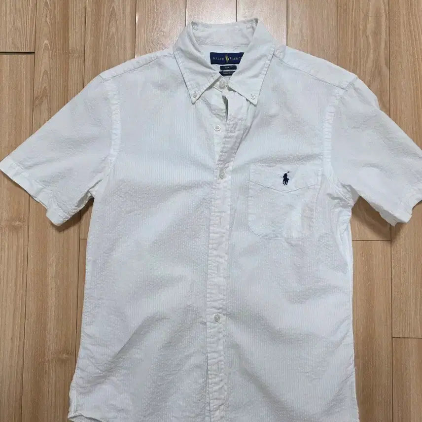 [BUNJANG] Polo Ralph Lauren Seersucker Shirt M / 폴로 랄프로렌 씨어서커 셔츠 M