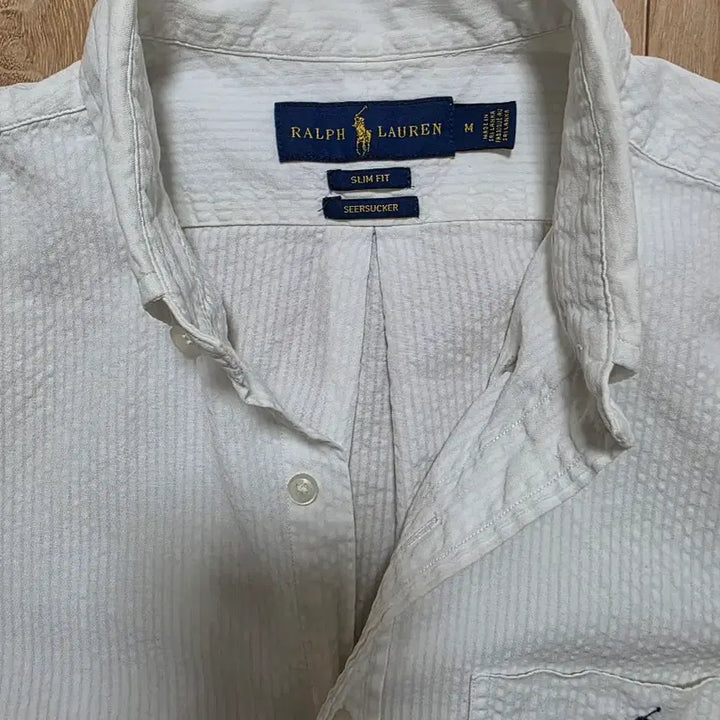 [BUNJANG] Polo Ralph Lauren Seersucker Shirt M / 폴로 랄프로렌 씨어서커 셔츠 M