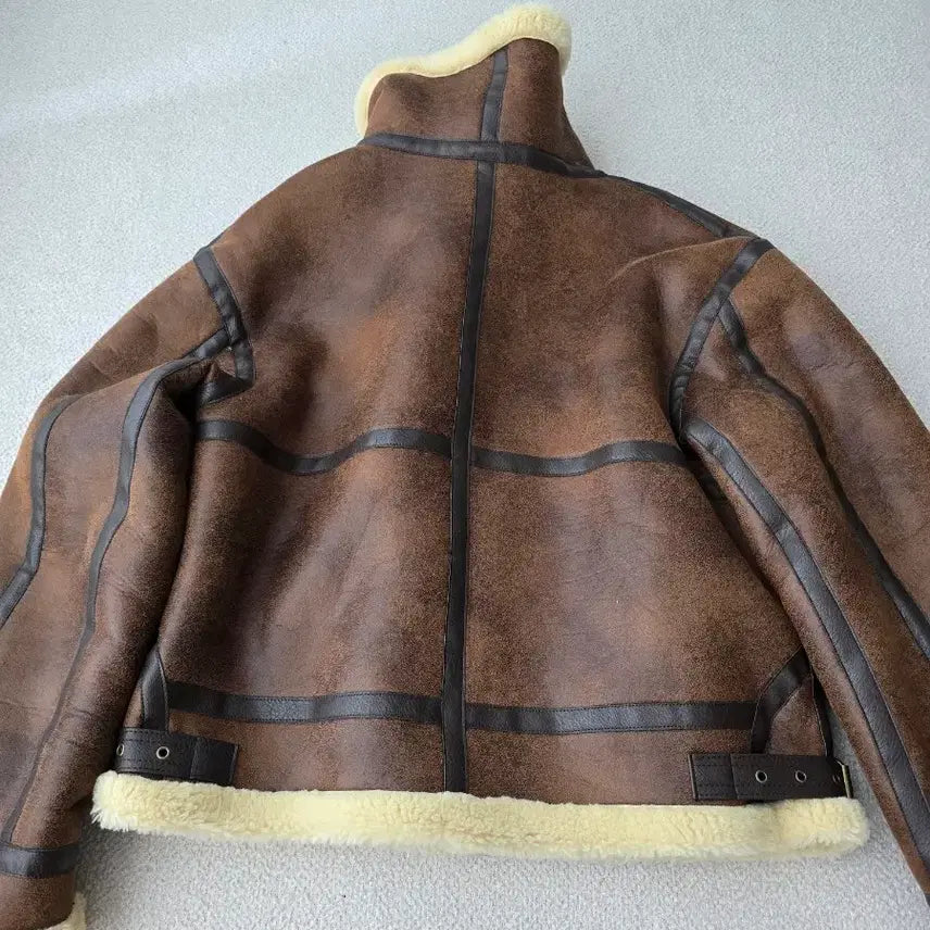 [BUNJANG] Vintage Leather Mustang Jacket Size 105 / 빈티지 무스탕 가죽 자켓 105