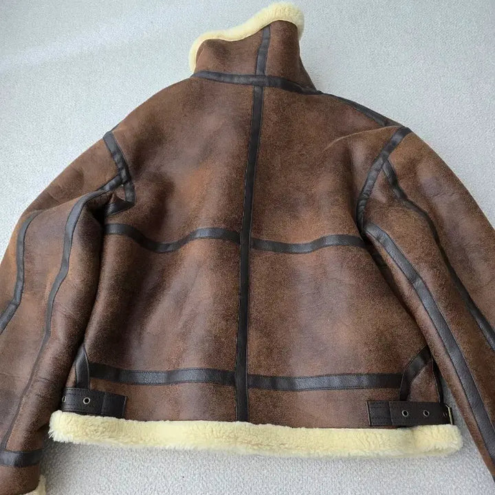 [BUNJANG] Vintage Leather Mustang Jacket Size 105 / 빈티지 무스탕 가죽 자켓 105