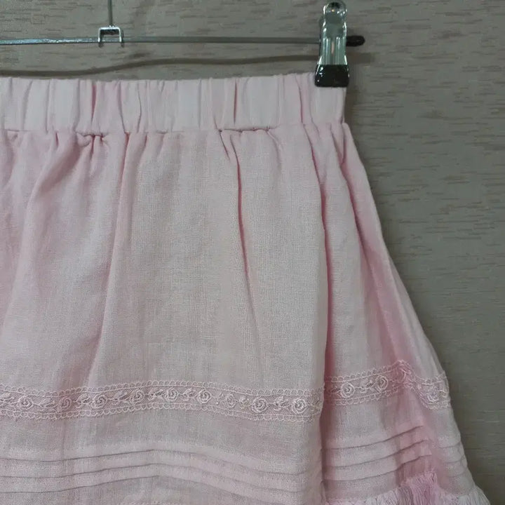 [BUNJANG] LUOLUOJUANJIE Lace Panel Pintuck Tassel Skirt / B5-6/LUOLUOJUANJIE 레이스배색 핀턱주름 수술 스커트 여성