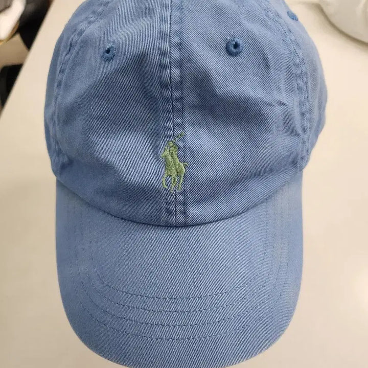 [BUNJANG] Polo Ralph Lauren Green Embroidered Logo Cotton Twill Baseball Cap / 폴로모자 정품 Free