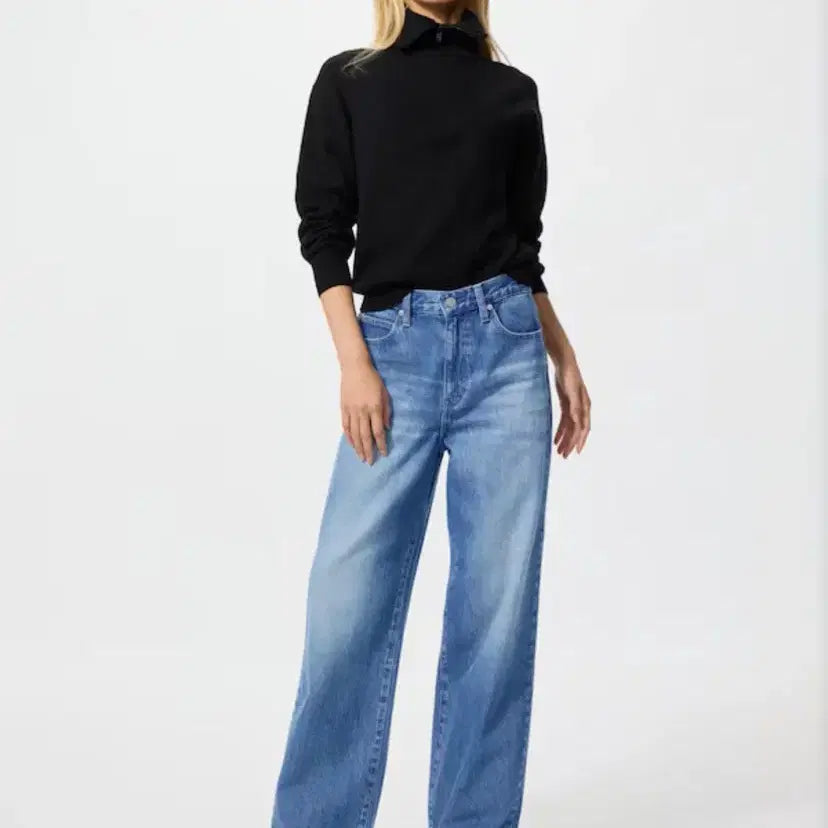 [BUNJANG] Uniqlo Wide Straight Jeans / uniqlo 와이드 스트레이트진