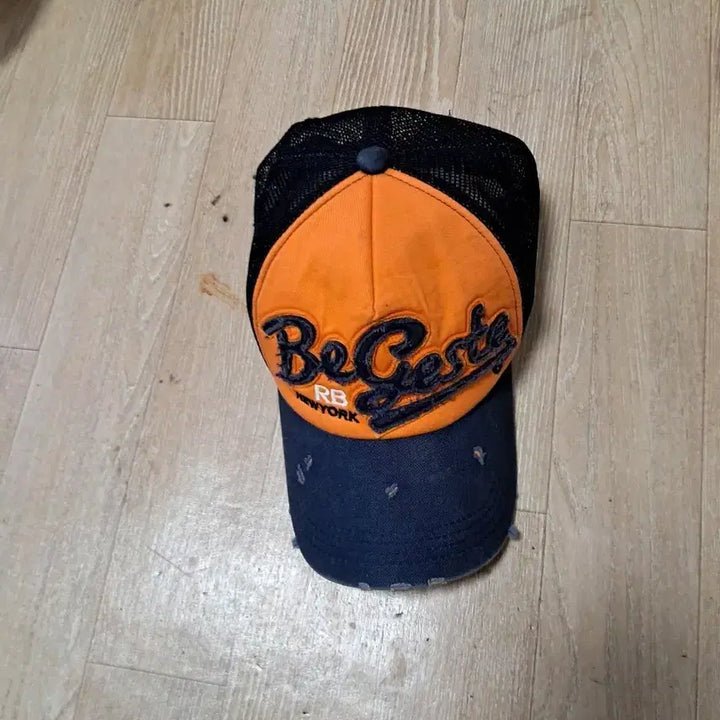 [BUNJANG] RB New York Mesh Cap Orange/Navy / RB 뉴욕 메쉬캡 오렌지/네이비
