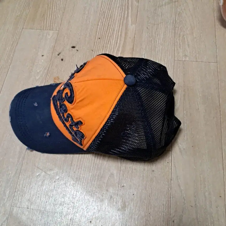 [BUNJANG] RB New York Mesh Cap Orange/Navy / RB 뉴욕 메쉬캡 오렌지/네이비