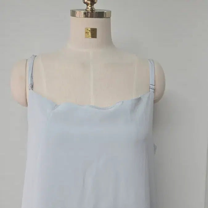 [BUNJANG] Gray Long Slip Dress / 그레이 롱 슬립 원피스