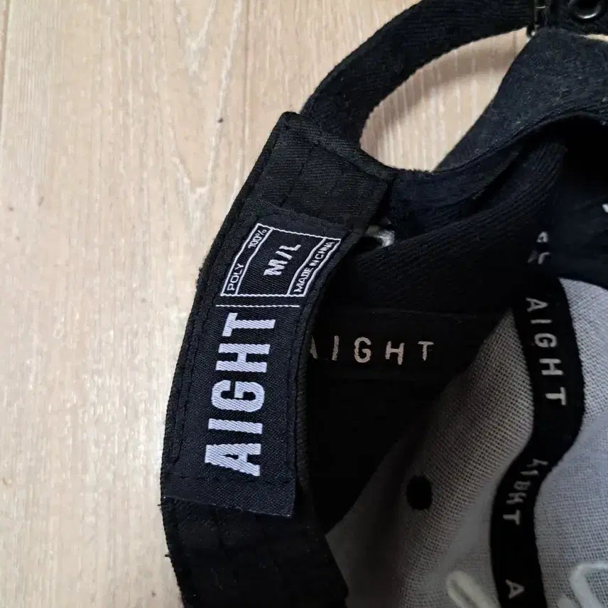 [BUNJANG] Aight Black Ball Cap Hat / Aight 블랙 볼캡 모자
