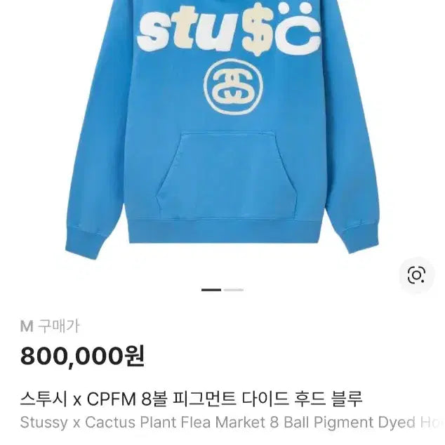 [BUNJANG] Stussy x CPFM Collaboration Hoodie / 스투시 x CPFM