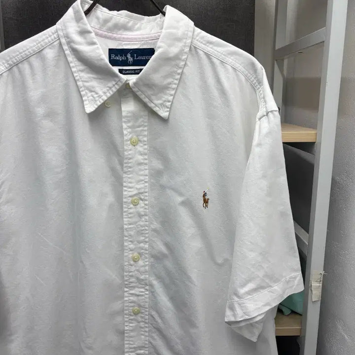 [BUNJANG] Polo Ralph Lauren Classic Fit White Shirt / 폴로 랄프로렌 클래식핏 흰색 셔츠